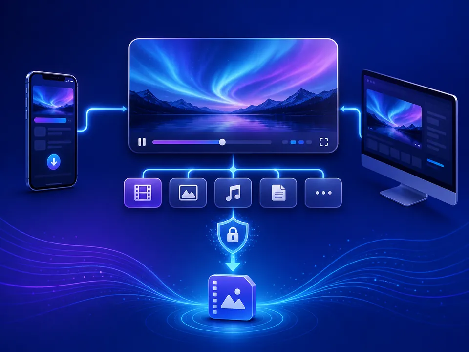YTSave app download workflow across desktop and mobile